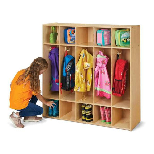 Young Time 5 Section Coat Locker - Jonti-Craft 7106YT