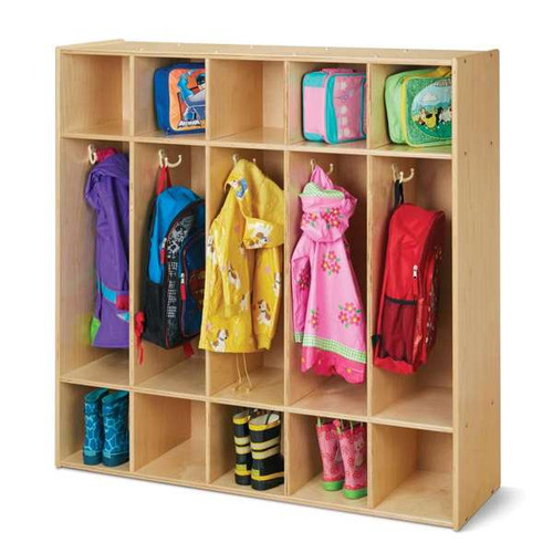 Young Time 5 Section Coat Locker - Jonti-Craft 7106YT