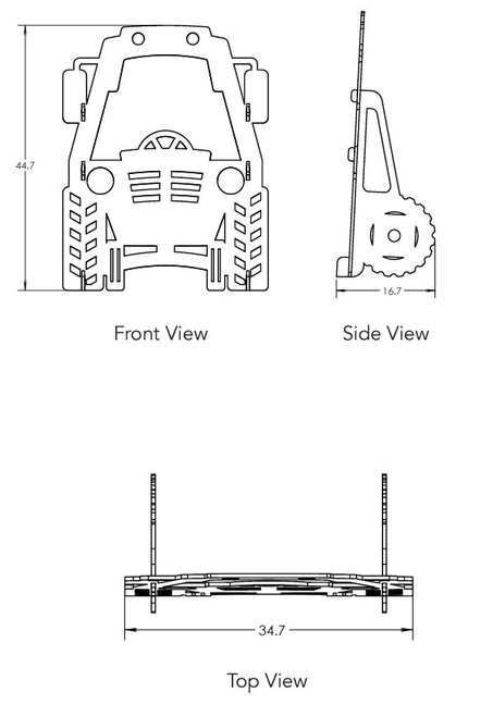 Flowform Play Tractor - Smith System 55040 Flowform Play Tractor - Smith System 55040