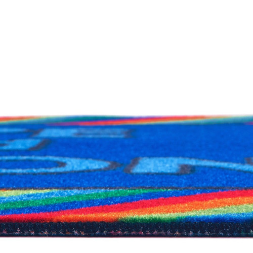 Rainbow Stripe Sanitize Value Rug - Carpets for Kids #37.42 Rainbow Stripe Sanitize Value Rug - Carpets for Kids #37.42