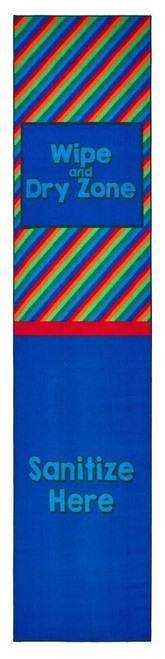 Rainbow Stripe Sanitize Value Runner - Carpets for Kids #38.43 Rainbow Stripe Sanitize Value Runner - Carpets for Kids #38.43