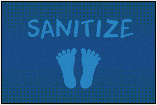 Blue Feet Stand to Sanitize Value Rug - Carpets for Kids #37.81 Blue Feet Stand to Sanitize Value Rug - Carpets for Kids #37.81