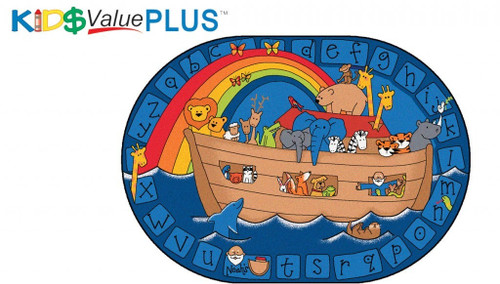 Alphabet Noah Value PLUS Rug Oval - Carpets For Kids