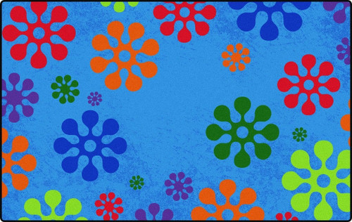 Flower Burst Value PLUS Rug - Carpets For Kids