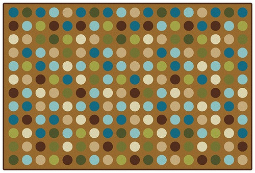 Microdots Value PLUS Rug - Carpets For Kids #37.53 - Brown