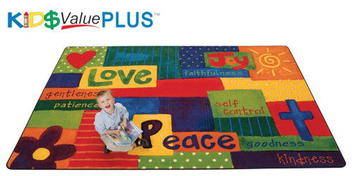 Spiritual Fruit Painted Value PLUS Rug - Carpets For Kids