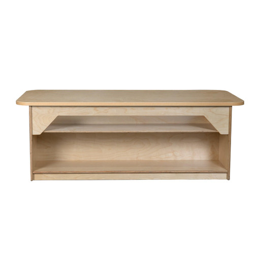Block Table With Storage - Wood Designs WD992012-C7 Block Table With Storage - Wood Designs WD992012-C7