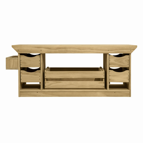 Outdoor Activity Center and Mud Kitchen Set - Wood Designs WD991438 - Activity Center Outdoor Activity Center and Mud Kitchen Set - Wood Designs WD991438 - Activity Center