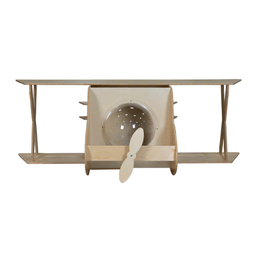 Biplane Reading and Play Cube - Wood Designs WD992015 Biplane Reading and Play Cube - Wood Designs WD992015