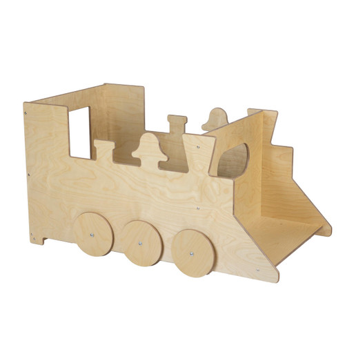 Train Reading Cube - Wood Designs WD992072 Train Reading Cube - Wood Designs WD992072