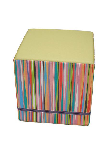 CEF PRSQ-18-18 Perch All Foam Square Ottoman - 18" Square x 18"H
