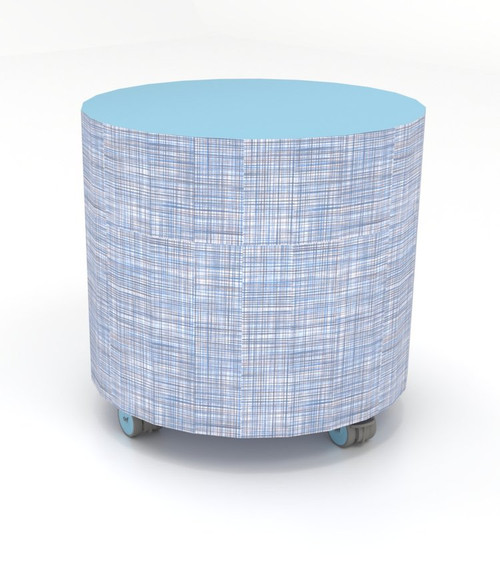 CEF BDCR-1 Bide Upholstered Circle Ottoman
**Casters Sold Separately**