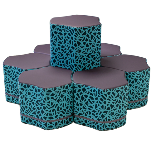 CEF BDHT-30-24 Bide Upholstered Hyve Tower
**Hyve Ottomans Sold Separately**