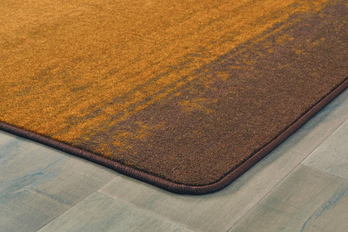 Pixel Perfect Earth Tone Stripes Nature Inspired Rug - Carpets For Kids