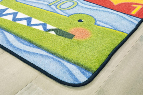 Pixel Perfect Jungle Jam Counting Rug - Carpets For Kids
