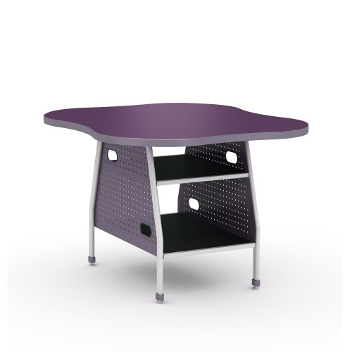 Maker Invent Clover Table with Phenolic Core and High Pressure Laminate - Paragon Maker Invent Clover Table with Phenolic Core and High Pressure Laminate - Paragon