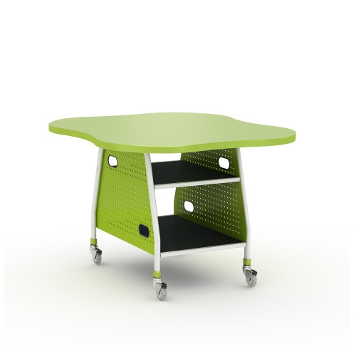Maker Invent Clover Table with Phenolic Core and High Pressure Laminate - Paragon Maker Invent Clover Table with Phenolic Core and High Pressure Laminate - Paragon