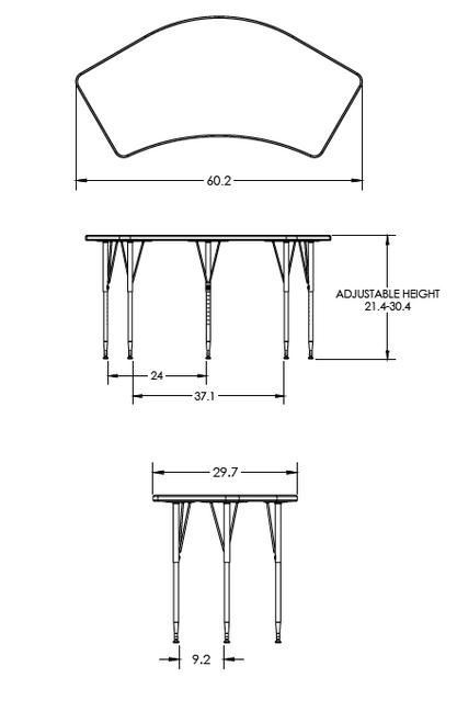 Foresight Crescent Activity Table - Smith System Foresight Crescent Activity Table - Smith System