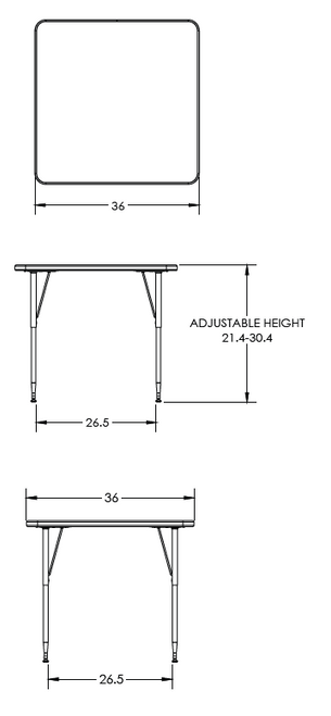 Foresight Square Activity Table - Smith System Foresight Square Activity Table - Smith System