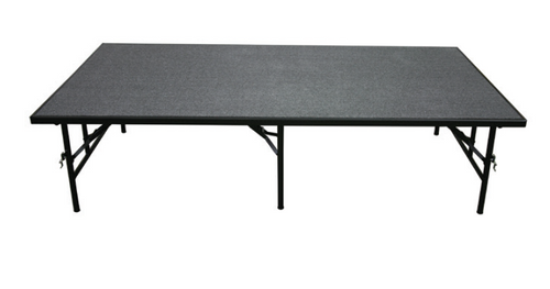 Fixed Height Transfold Stage with Carpet Deck - Midwest