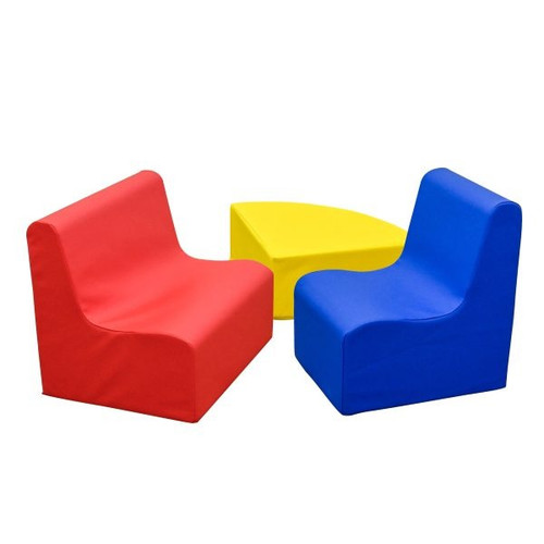 Children's Factory Happy Hangout Flexible Seating Medium Contour Seating Set - Rainbow