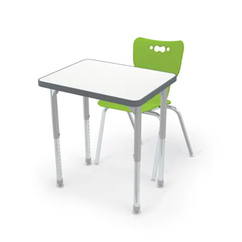 Hierarchy Rectangle Desk with Porcelain Steel Top - MooreCo - Props Not Included Hierarchy Rectangle Desk with Porcelain Steel Top - MooreCo - Props Not Included