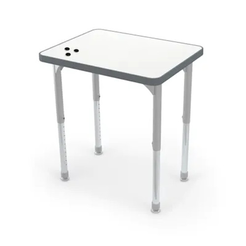Hierarchy Rectangle Desk with Porcelain Steel Top - MooreCo - Props Not Included Hierarchy Rectangle Desk with Porcelain Steel Top - MooreCo - Props Not Included