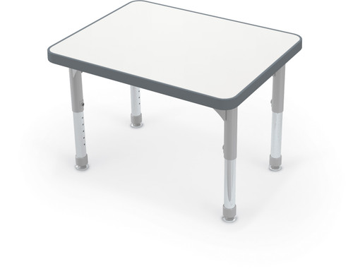 Hierarchy Rectangle Desk with Porcelain Steel Top - MooreCo Hierarchy Rectangle Desk with Porcelain Steel Top - MooreCo