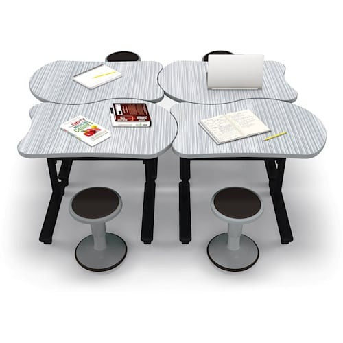 Height Adjustable Fender Flipper Desk - MooreCo 91186-AX