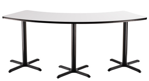 Curve Cafe Table with X Base - NPS