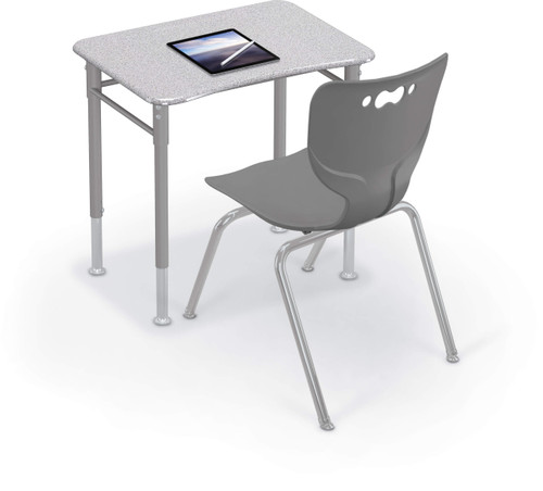 MooreCo AST-REC2620-NB-NG Astute Flex Rectangle Hard Plastic Desk Set of 2
**Tablet and Chair Not Included**