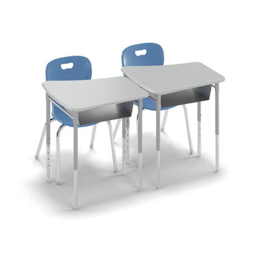 Adjustable Height Flow y5 Series High Pressure Laminate Desk - Alumni T-HC-EDGE2527-HPLX  Adjustable Height Flow y5 Series High Pressure Laminate Desk - Alumni T-HC-EDGE2527-HPLX
