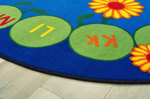Oval Premium ABC Caterpillar Rug - Carpets For Kids