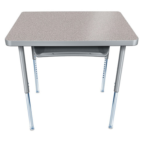 Single Student Rectangle Desk with Modern Classic Legs - Allied USA CLS2429