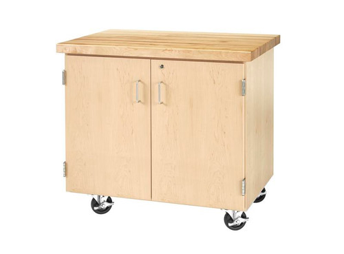 Access Butcher Block Touchdown Worktop Cabinet - Diversified EMDC-2436M