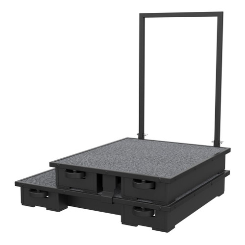 BandStor Conductor Double Podium with Rail - Marco Group BandStor Conductor Double Podium with Rail - Marco Group