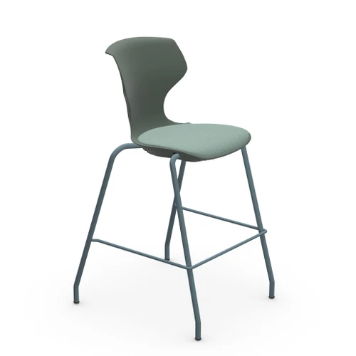 24"H / Tarragon / Riffle (Deja Vu) / Surf's Up
KI CG4200H24PTQ
Cogni Four-Leg Stool with Upholstered Seat and Glides