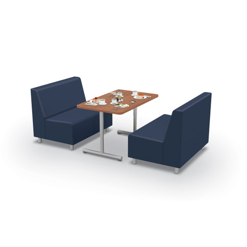 Phoeby Indoor Loveseats and Inklud T-Leg Table Bundle - MooreCo 