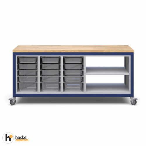 No Overhang - Navy - 3x Bin Storage, 1x Open Double Storage
Haskell Education CG2BBBD2.2277-EN
Explorer Full Top Cargo Cart