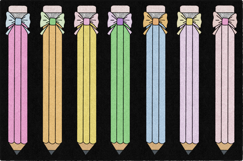 SG Saved by the Pastel Pencils with Bows - Flagship Carpets CA3101