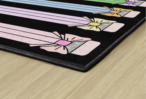 Saved by the Pastel Pencils with Bows - Flagship Carpets CA3101