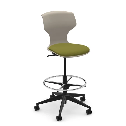 Cogni Upholstered Seat Armless Task Stool - KI CG62