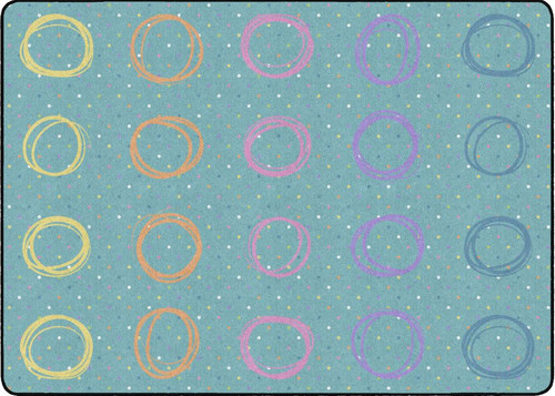 Smiley Circle Sampler Abstract - Flagship Carpets FA2880