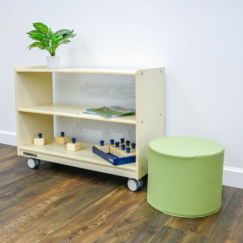 Mobile 24"H Storage with Clear Back - Children's Factory AG1849CB