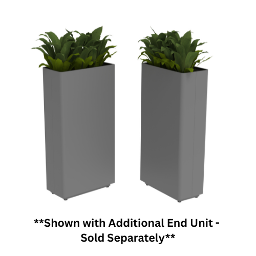 KASKAD RUN End Planter - Magnuson Group KAS-R-0918H-END **Shown with Additional End Unit - Sold Separately**