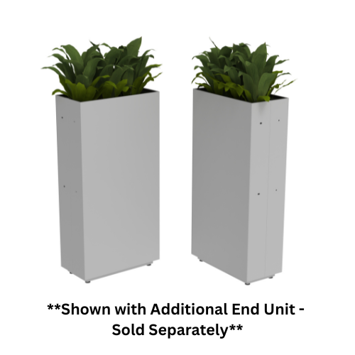 KASKAD RUN End Planter - Magnuson Group KAS-R-0918H-END **Shown with Additional End Unit - Sold Separately**