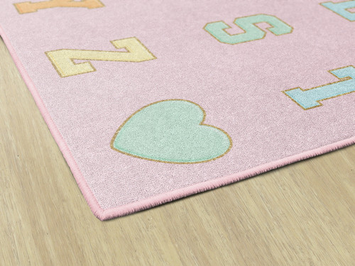 SG Pink Pastel Alphabet Criss Cross Rug - Flagship Carpets CA3012 SG Pink Pastel Alphabet Criss Cross Rug - Flagship Carpets CA3012