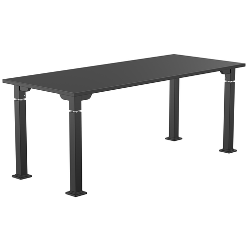 Aero-Lift Chem-Res Designer Frame Table - NPS ALT10-D **30"W x 72"L - Black Frame**