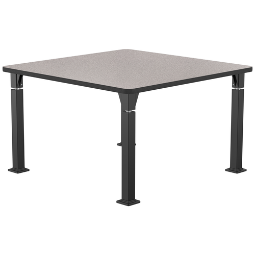 Aero-Lift Square High Pressure Laminate Activity Frame Table - NPS ALT10A **48"Square - MDF Core with Protect Edge**