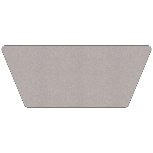 Aero-Lift Trapezoid High Pressure Laminate Activity Frame Table - NPS **30"W x 72"L - Top View**